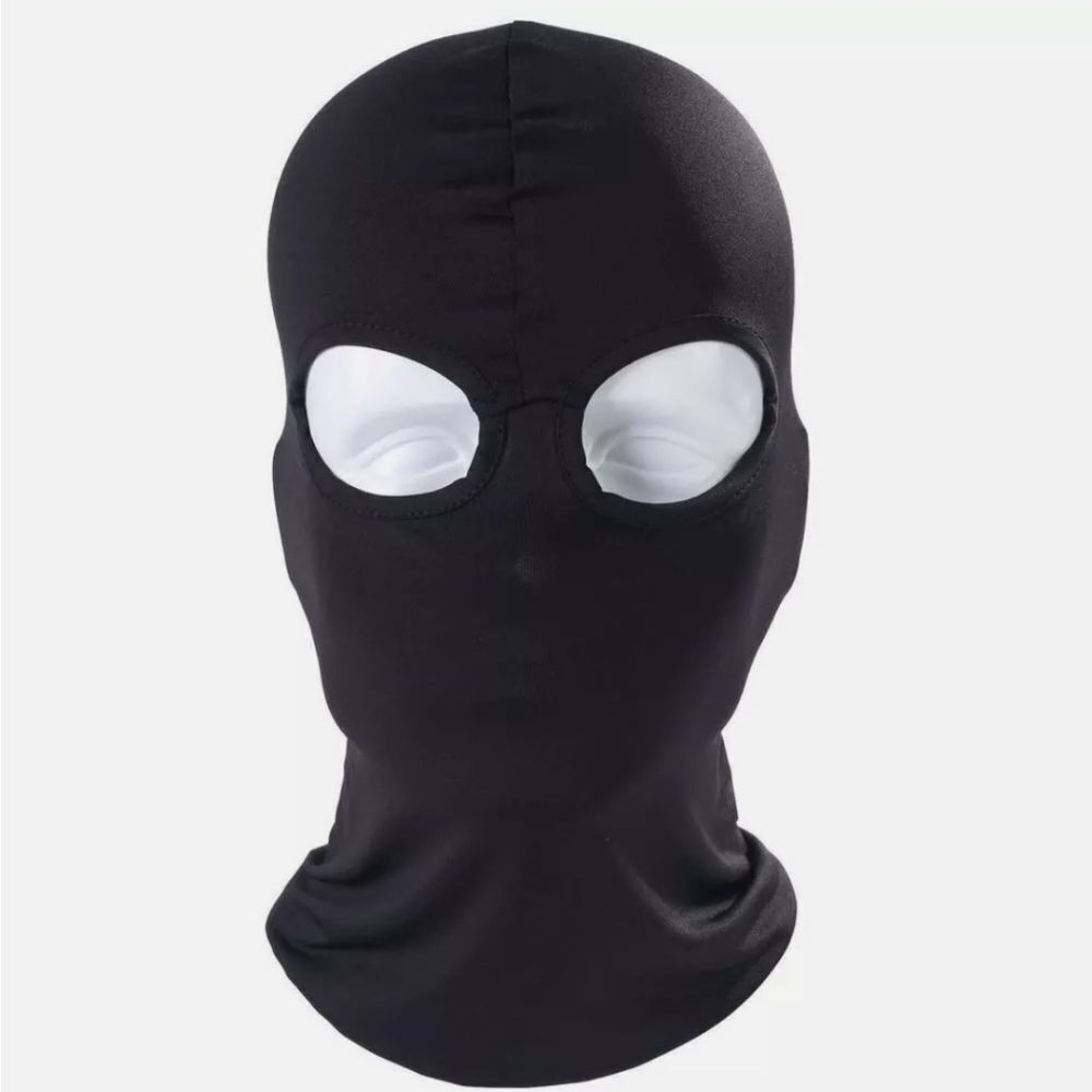Ultra Thin 2 Holes Full Face Mask Balaclava Windproof Breathable Sports Cap US
